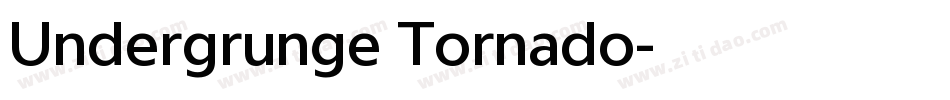 Undergrunge Tornado字体转换
